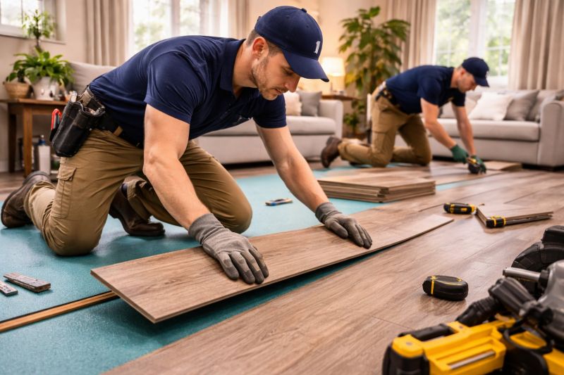 Laminate Floor Replacement in Burlingame, CA
