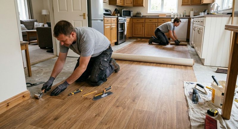 Linoleum Floor Installation in Castro Valley, CA