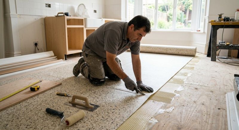 Linoleum Floor Installation in Pacifica, CA
