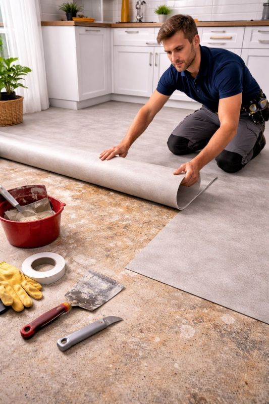 Linoleum Floor Installation in Pittsburg, CA