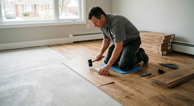 Linoleum Flooring Replacement in Castro Valley, CA