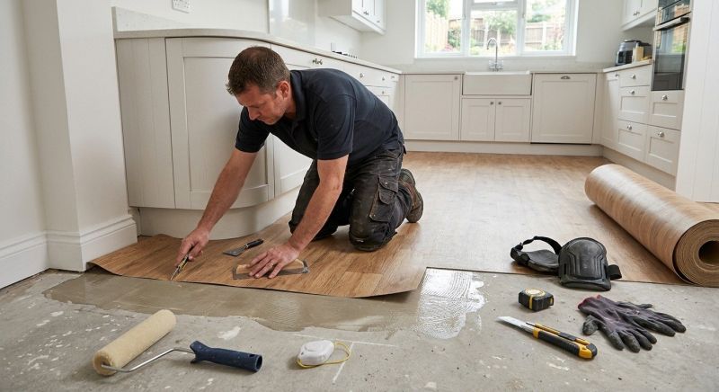 Sheet Linoleum Installation in Castro Valley, CA