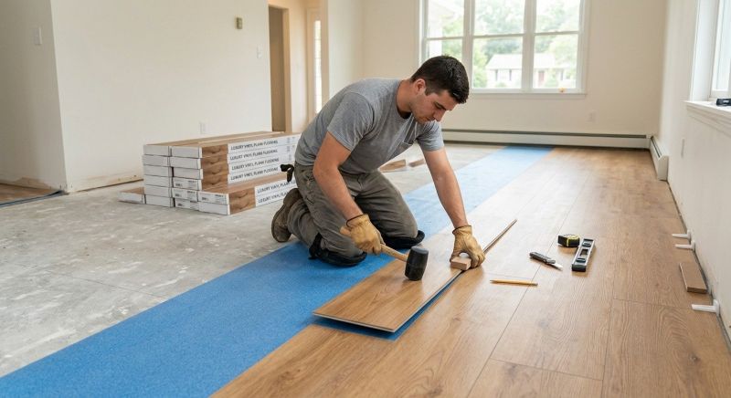 Vinyl Plank Floor Installation in Castro Valley, CA