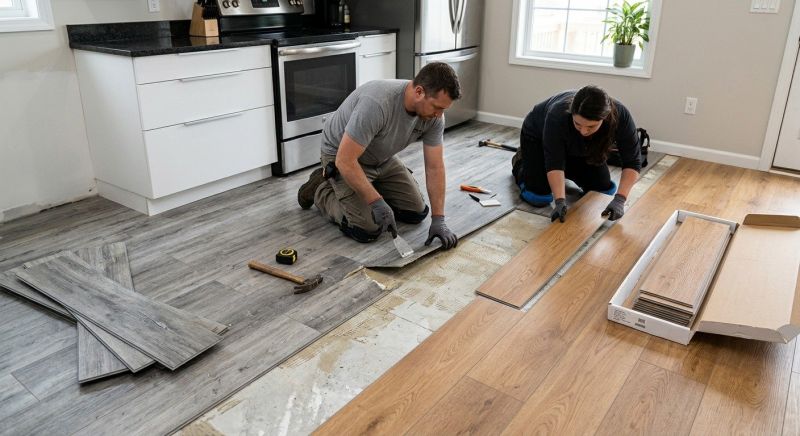 Vinyl Tile Replacement in Castro Valley, CA