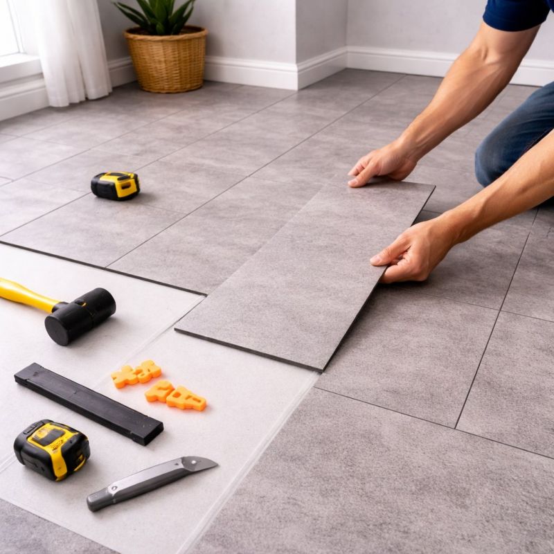 Vinyl Tile Replacement in Castro Valley, CA